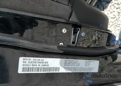 2022 Dodge Charger R/T z USA, uszkodzony, nr VIN 2C3CDXCT4NH251076